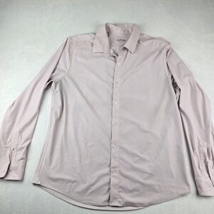 Hawker Rye Mens Pink Geo‎ Print Long Sleeve Button Down Shirt XL